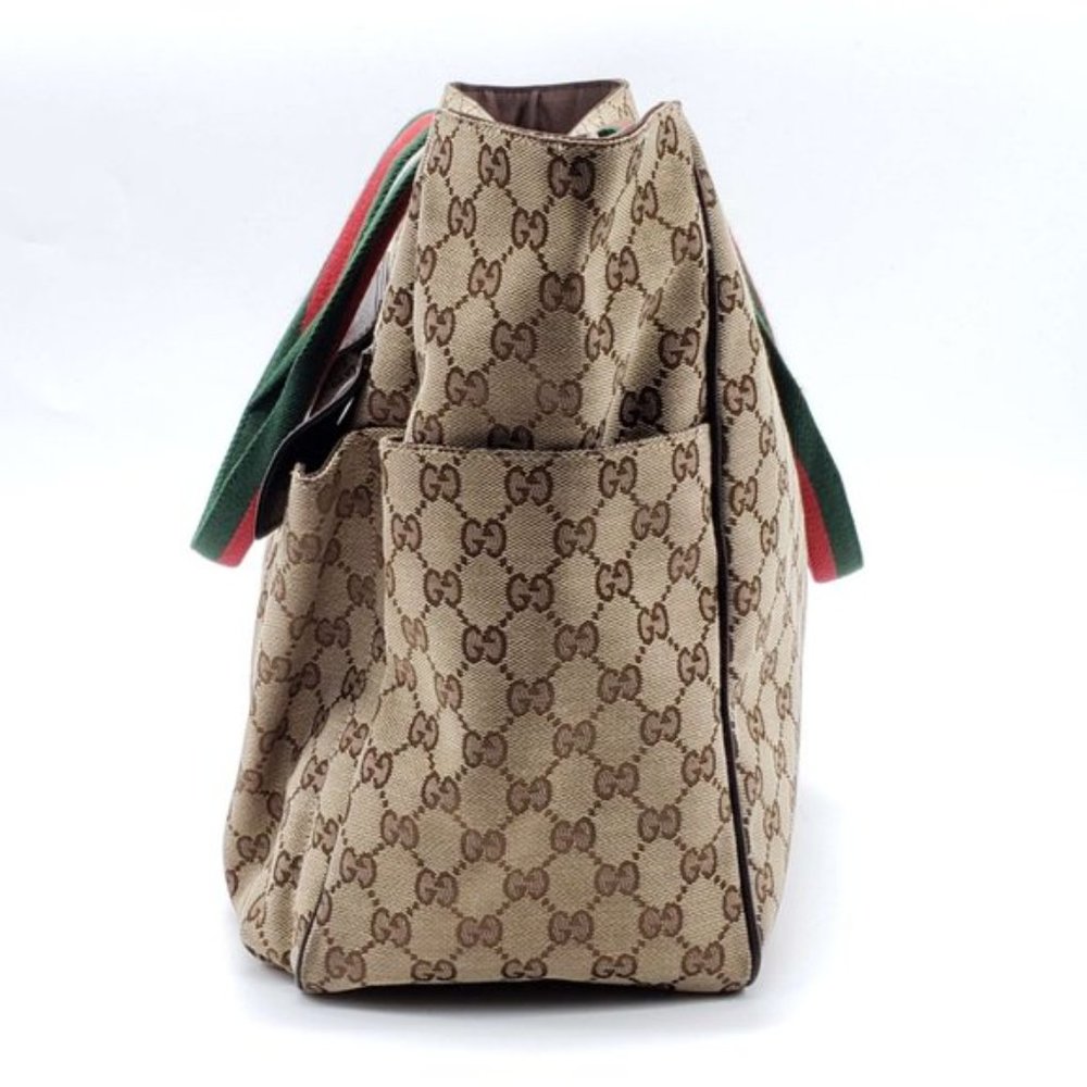 Authentic Gucci GG Canvas Tote Large Shoulder Bag - Picture 5 of 15